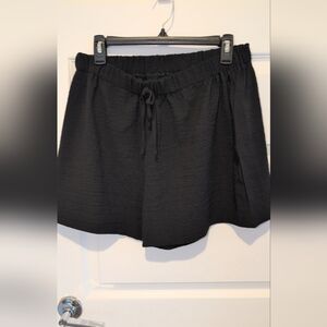 High Waist Black Women's Shorts